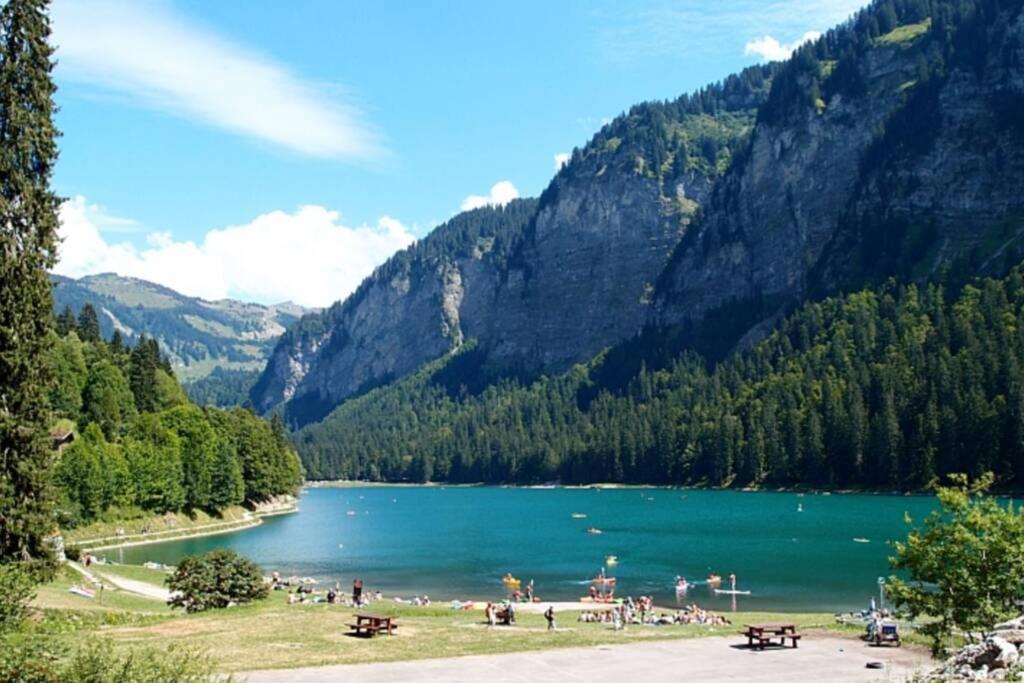 Le Relai S34 - Grand Et Lumineux Studio Avec Coin Montagne 4-6 Pers Avec Wifi, 50M Des Pistes, Grand Balcon Expose Sud, Draps Non Compris Saint-Jean-dʼAulps Εξωτερικό φωτογραφία