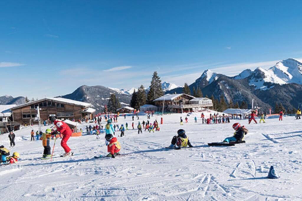 Le Relai S34 - Grand Et Lumineux Studio Avec Coin Montagne 4-6 Pers Avec Wifi, 50M Des Pistes, Grand Balcon Expose Sud, Draps Non Compris Saint-Jean-dʼAulps Εξωτερικό φωτογραφία