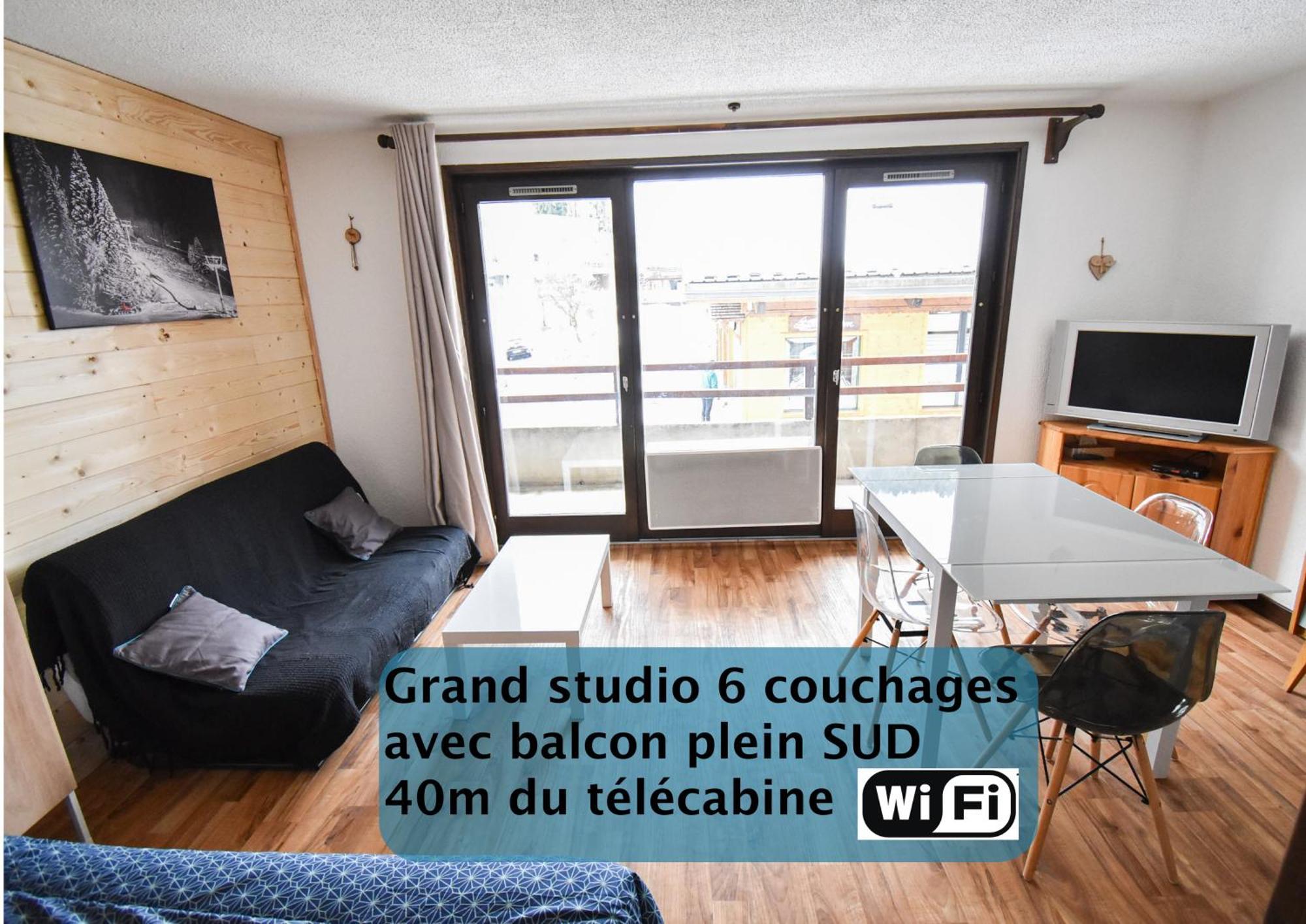 Le Relai S34 - Grand Et Lumineux Studio Avec Coin Montagne 4-6 Pers Avec Wifi, 50M Des Pistes, Grand Balcon Expose Sud, Draps Non Compris Saint-Jean-dʼAulps Εξωτερικό φωτογραφία